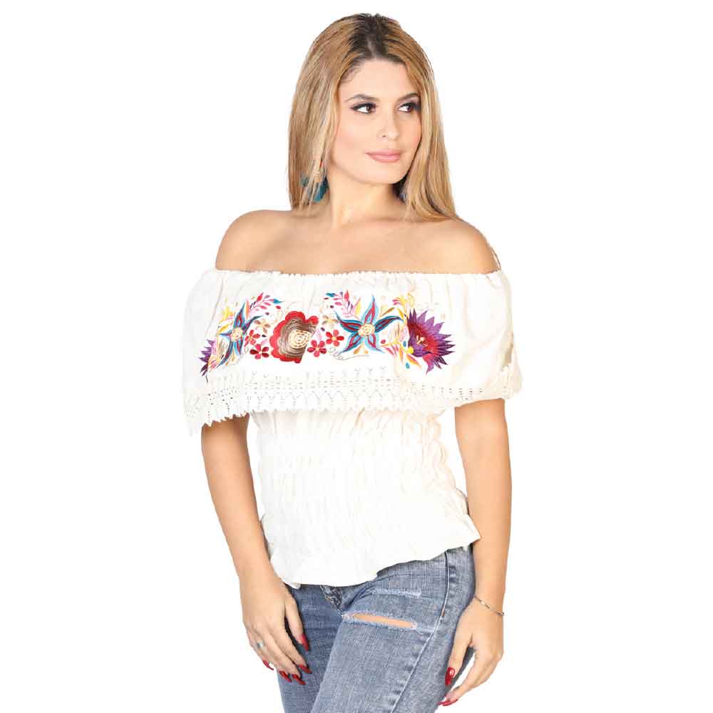 Mexican Blouse Olan - Tradicion Mexicana