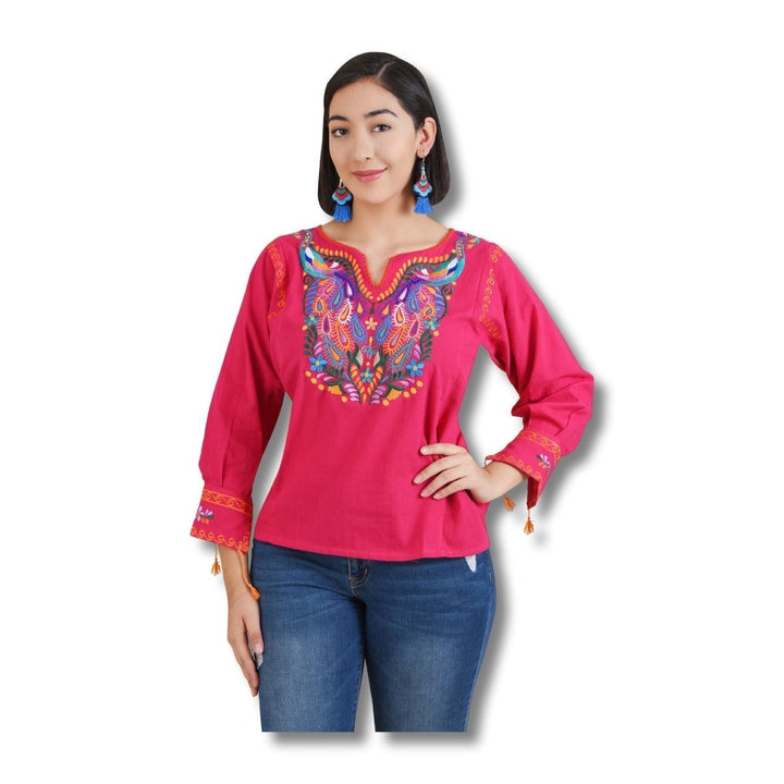 Mexican Blouse - Pavoreal - Tradicion Mexicana