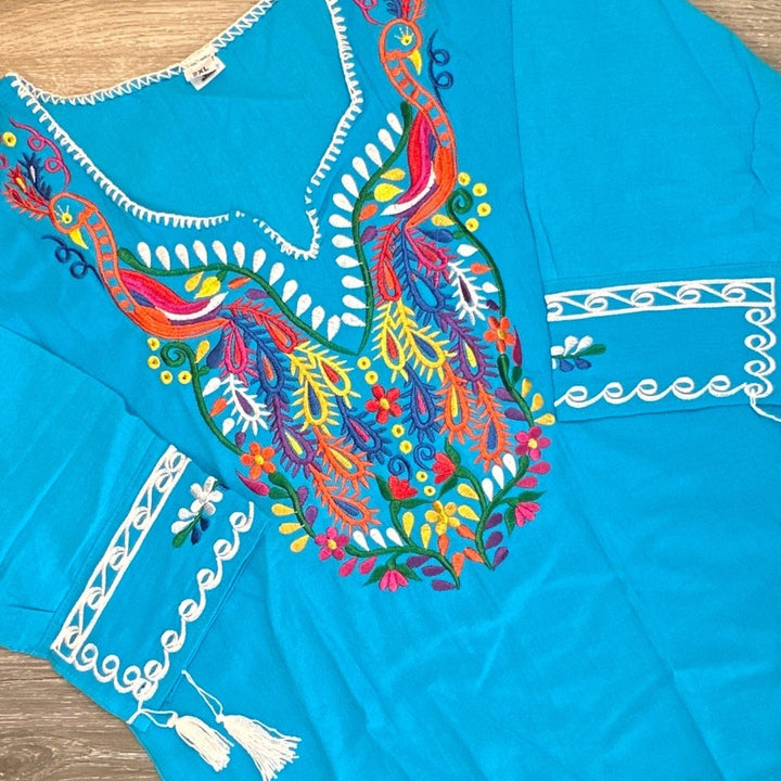 Mexican Blouse - Pavoreal - Tradicion Mexicana