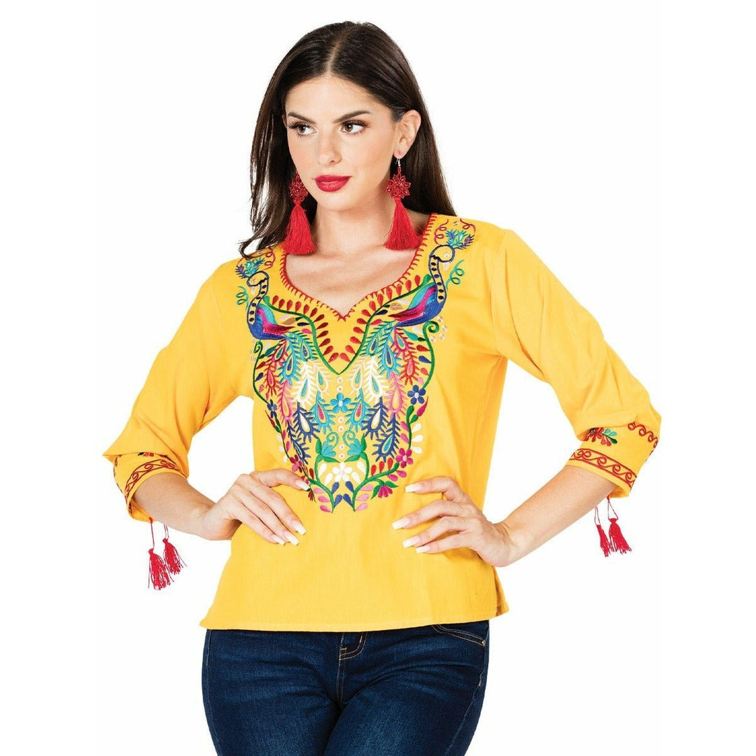 Mexican Blouse - Pavoreal - Tradicion Mexicana