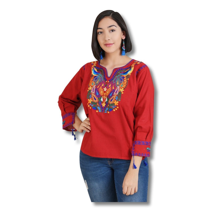 Mexican Blouse - Pavoreal - Tradicion Mexicana