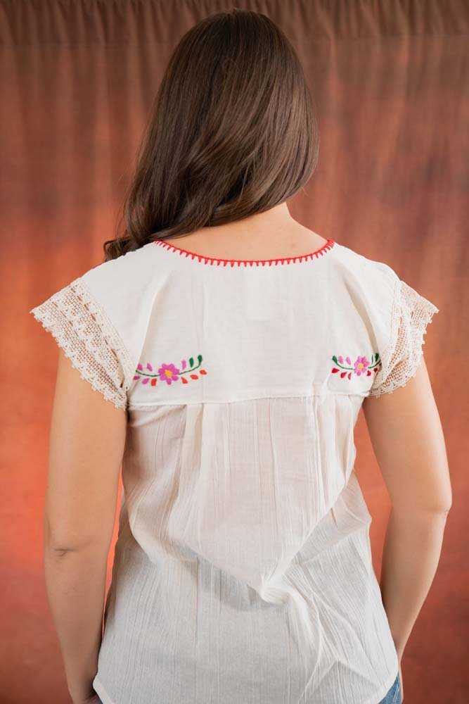 Mexican Blouse - Puebla - Tradicion Mexicana