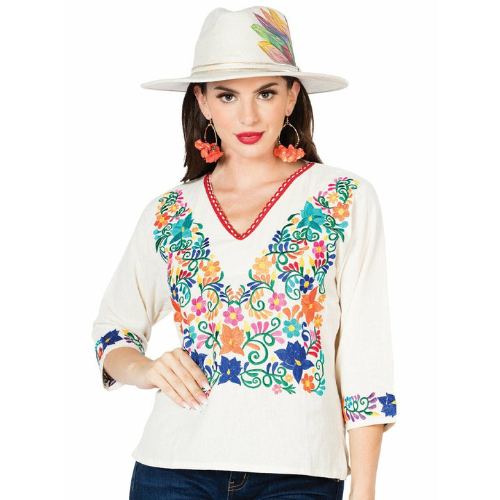 Mexican Blouse - Yasmine - Tradicion Mexicana