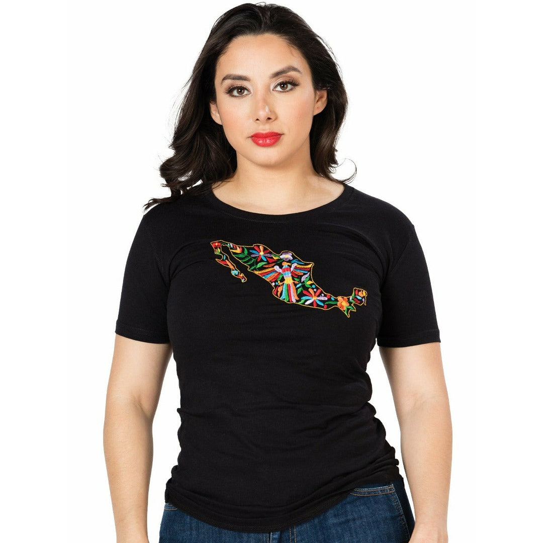 Mexican Embroidered Shirt - Mexico Lindo - Tradicion Mexicana