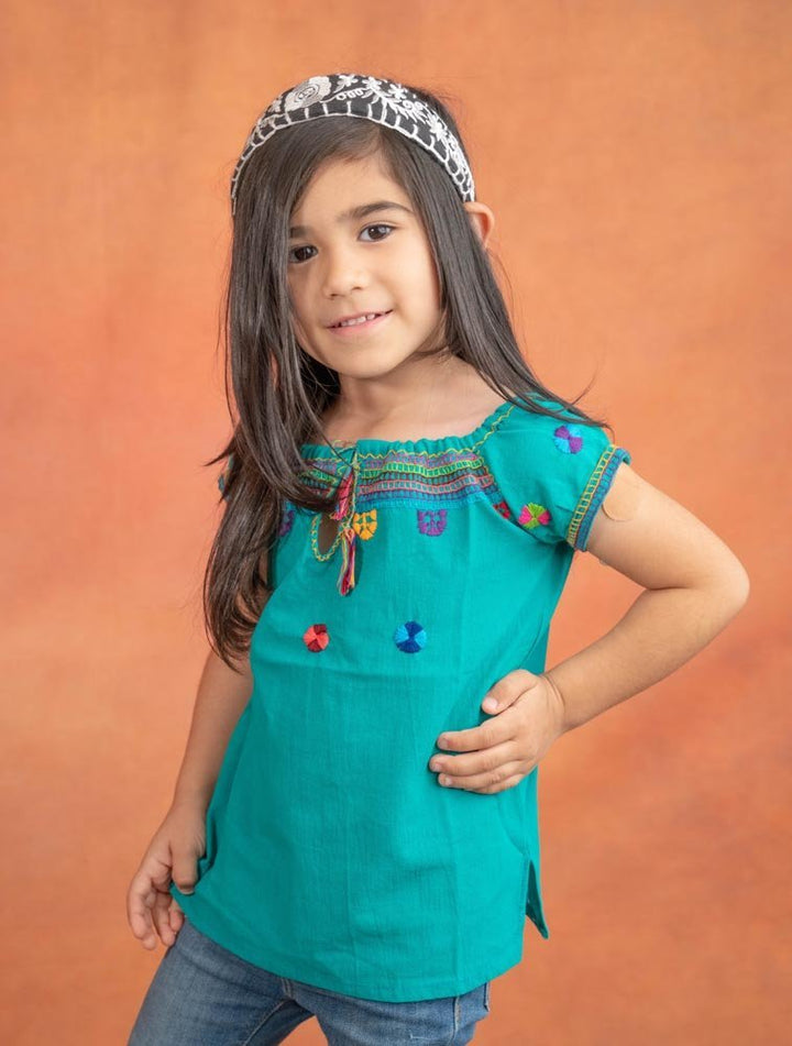 Mexican Girls Artesanal Shirt - Chamula - Tradicion Mexicana