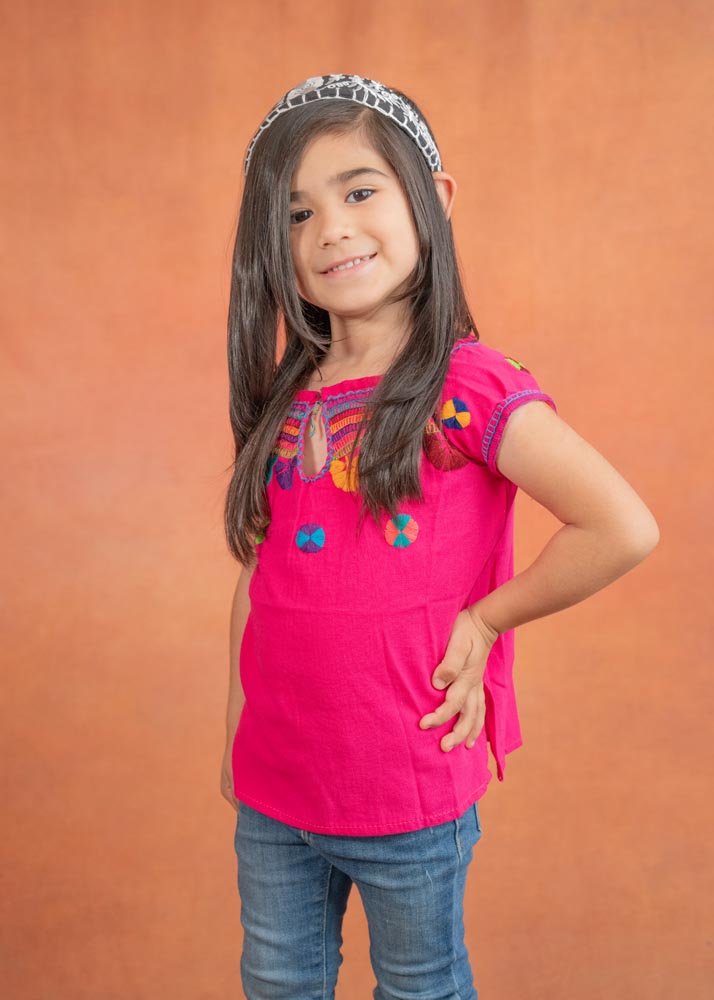 Mexican Girls Artesanal Shirt - Chamula - Tradicion Mexicana