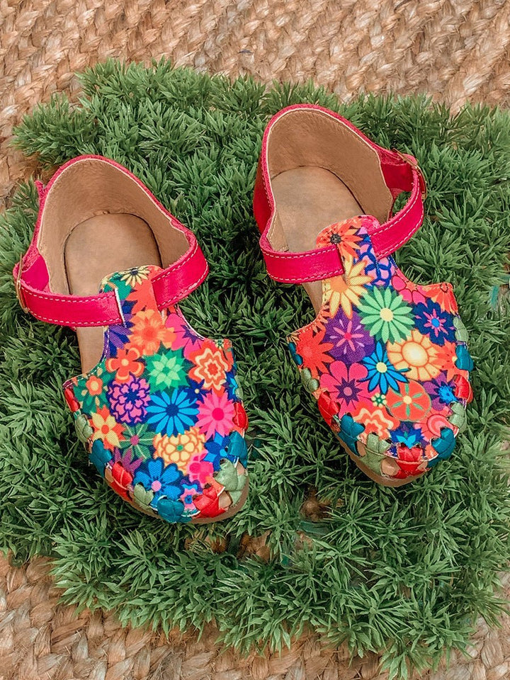 Mexican Handmade little girls sandal - Tradicion Mexicana