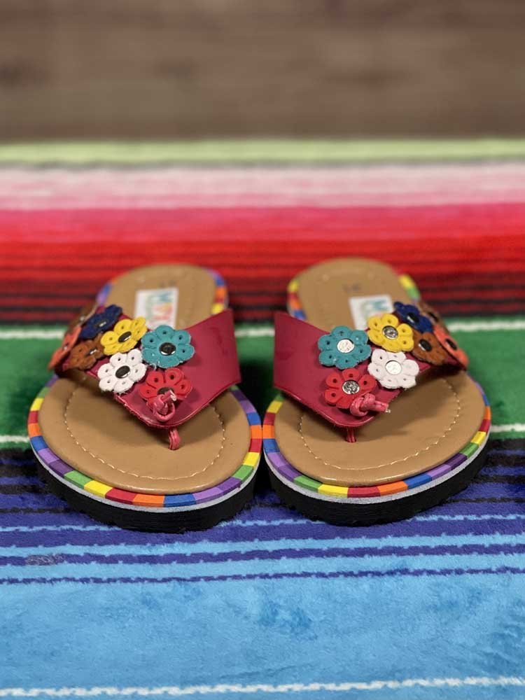 Mexican Handmade little girls sandal - Tradicion Mexicana