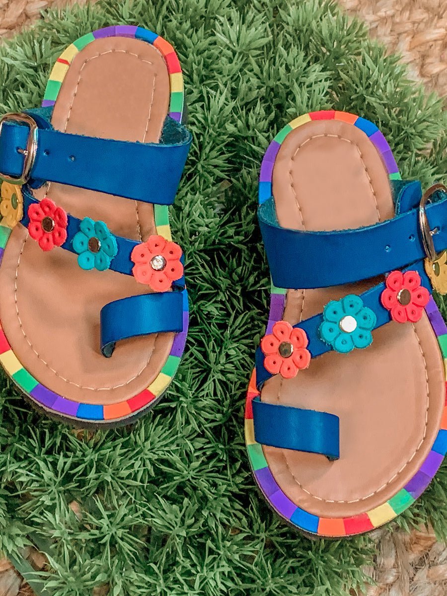 Mexican Handmade little girls sandal - Tradicion Mexicana