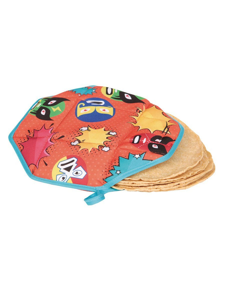 Mexican Lucha Libre Apron, Tortilla Warmer or Oven Mitt - Tradicion Mexicana