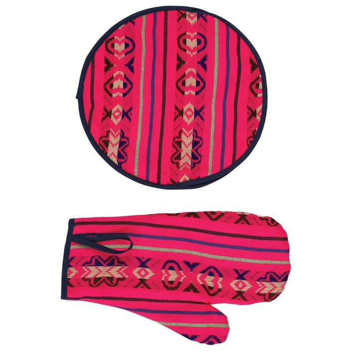 Mexican Oven glove and tortillero set - Tradicion Mexicana