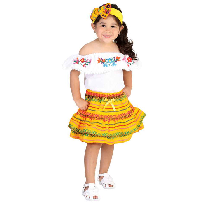 Mexican (Set) de Niña Artesanal - Cambaya - Tradicion Mexicana