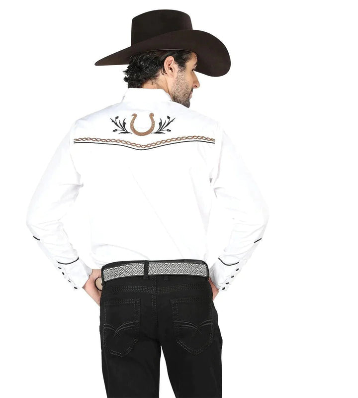 Premium Embroidered Camisa Charra - Tradicion Mexicana