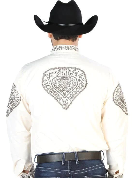 Premium Embroidered Camisa Charra - Tradicion Mexicana