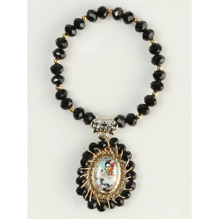 Pulsera Artesanal - Cristal "Frida" - Tradicion Mexicana