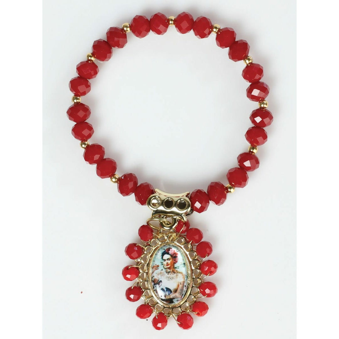 Pulsera Artesanal - Cristal "Frida" - Tradicion Mexicana