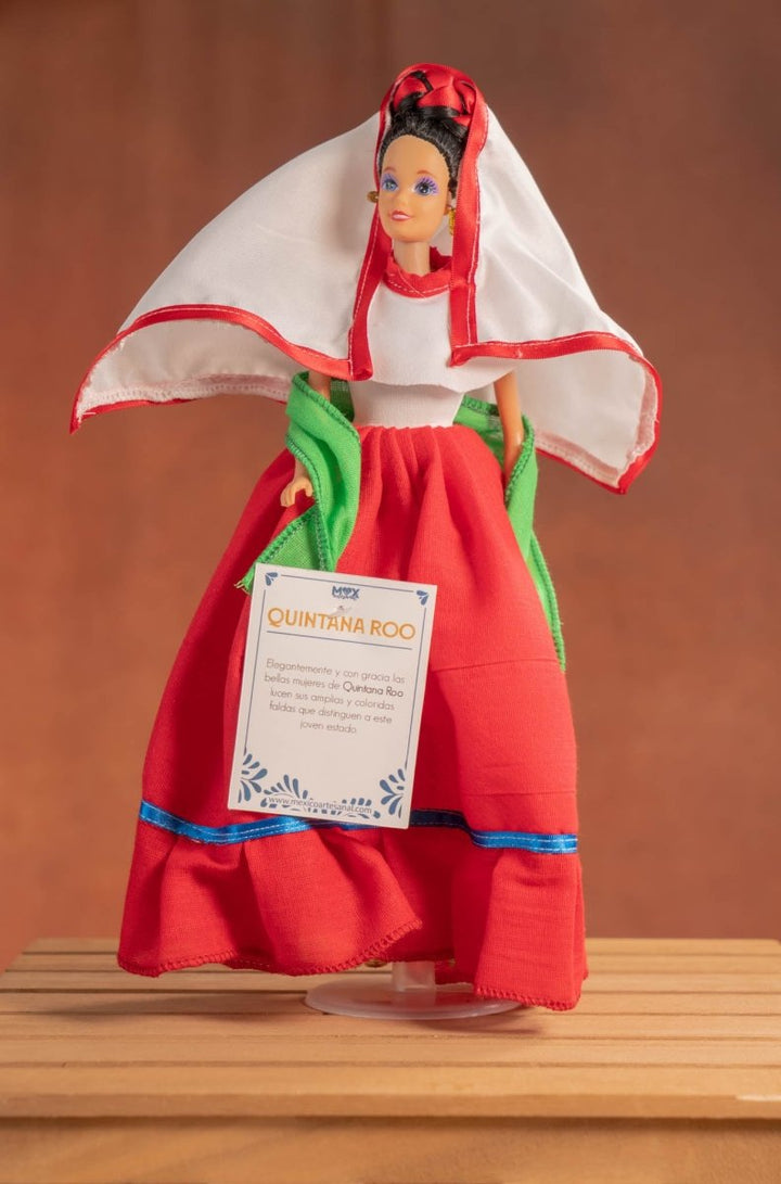 Quintana Roo Mexican Doll - Tradicion Mexicana