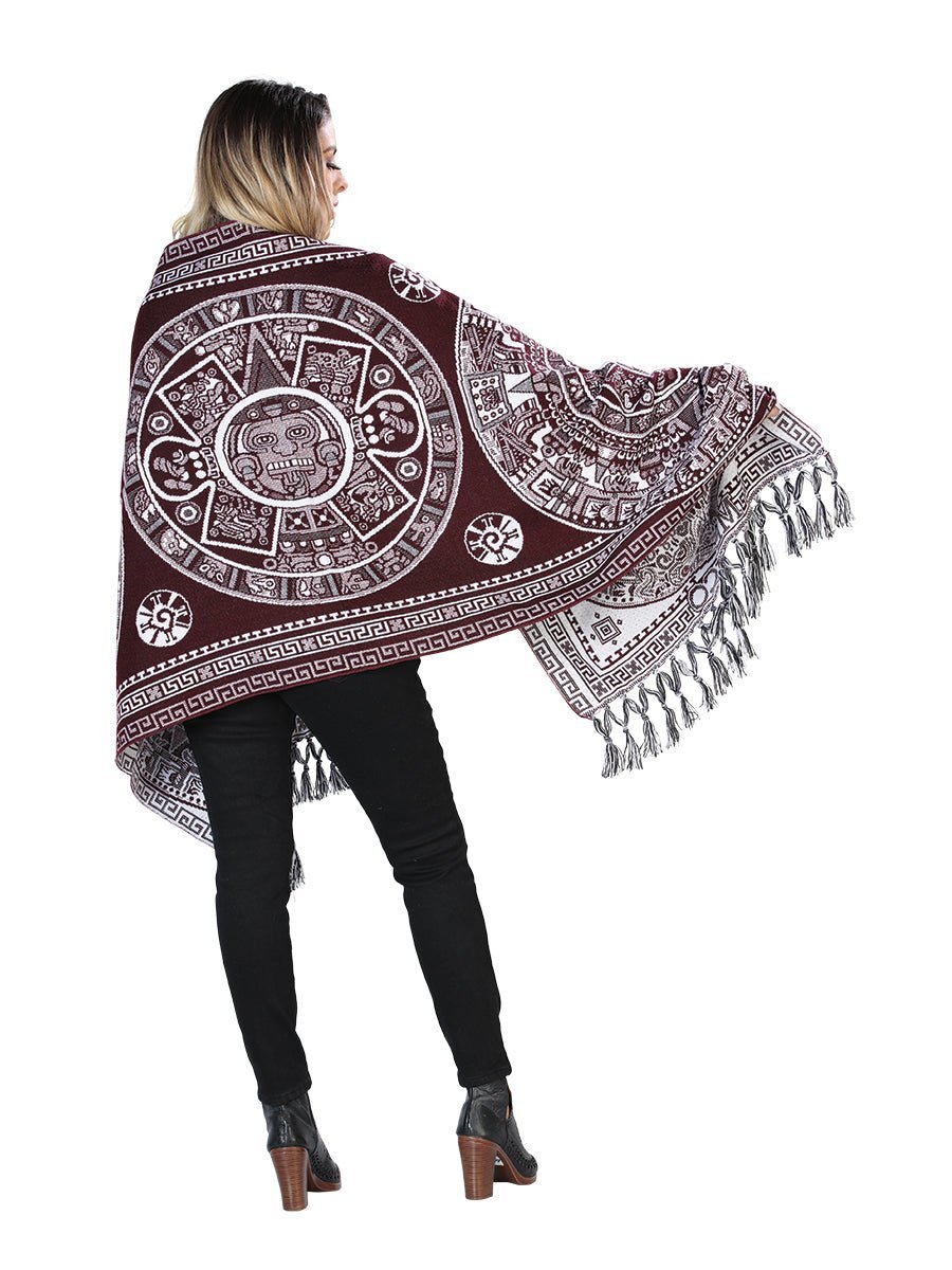 Rebozo de Dama Unitalla - Estilo Mañanita Doble Vista - Tradicion Mexicana