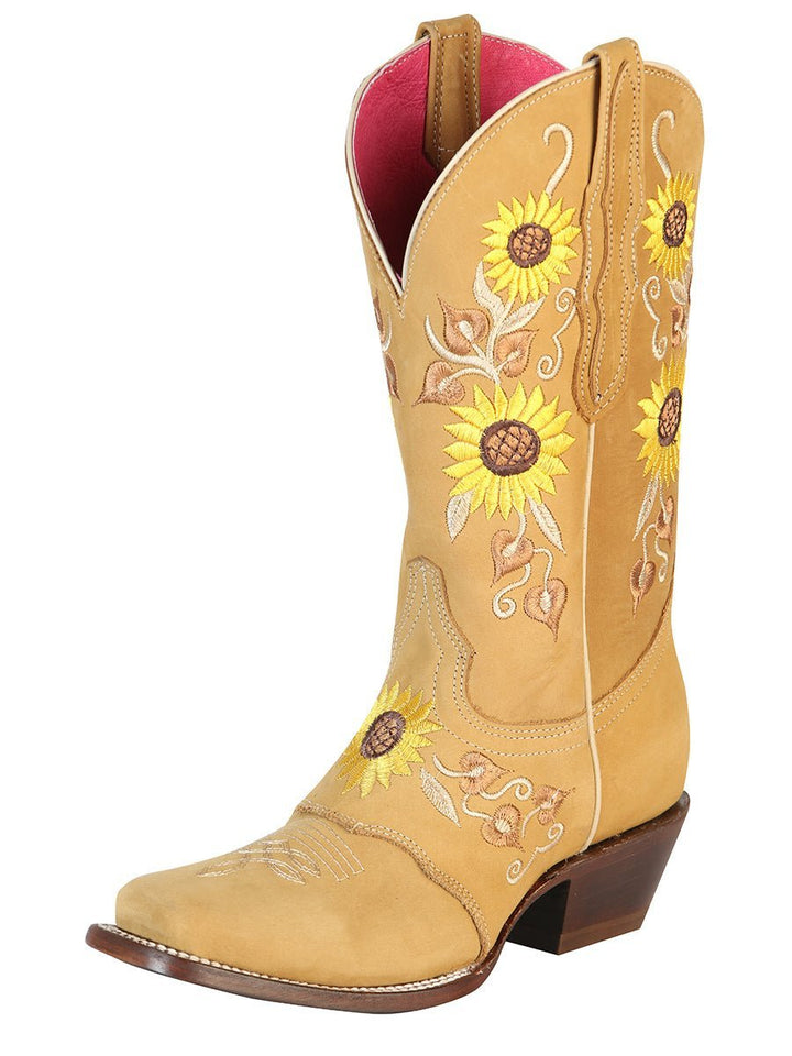 Sunflower Women Rodeo Boot - Tradicion Mexicana