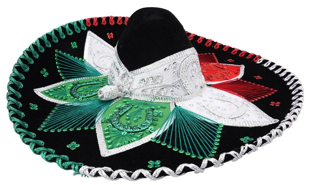 Traditional Sombrero Charro de Terciopelo - Velvet Charro Sombrero - Tradicion Mexicana