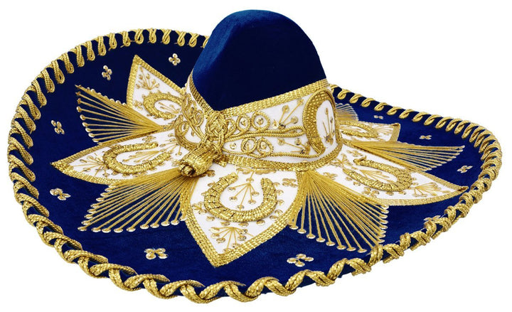 Traditional Sombrero Charro de Terciopelo - Velvet Charro Sombrero - Tradicion Mexicana