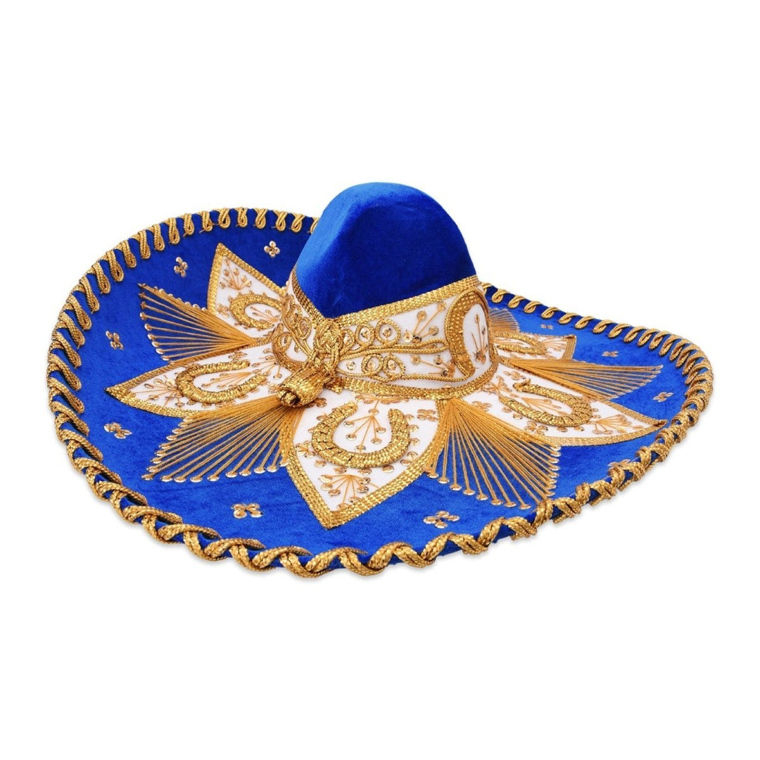 Traditional Sombrero Charro de Terciopelo - Velvet Charro Sombrero - Tradicion Mexicana