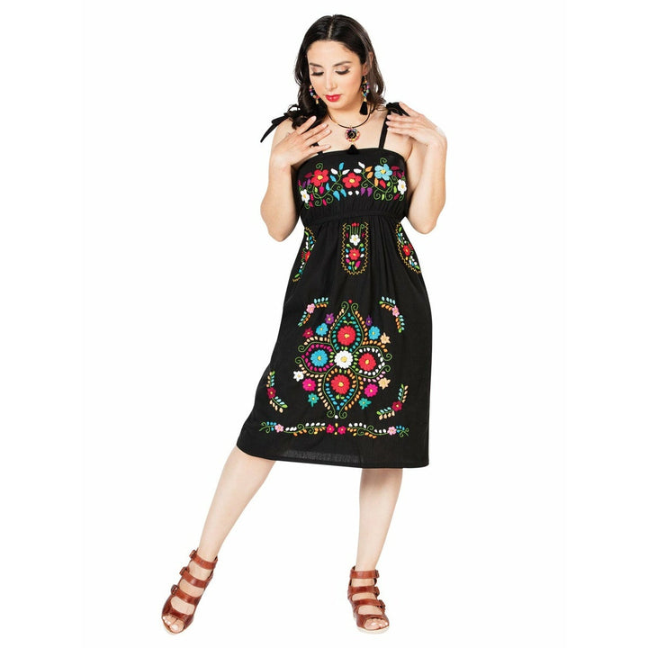 Vestido Artesanal Perla - Tradicion Mexicana