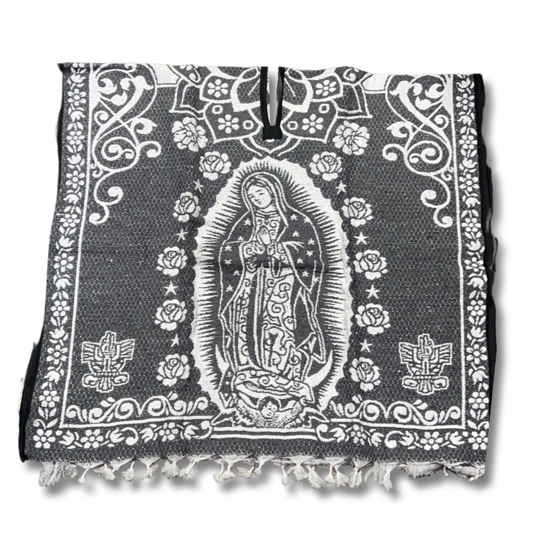 Virgen De Guadalupe super warm poncho - Tradicion Mexicana