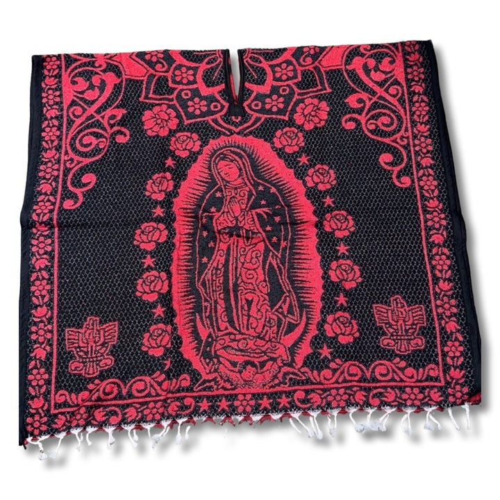 Virgen De Guadalupe super warm poncho - Tradicion Mexicana