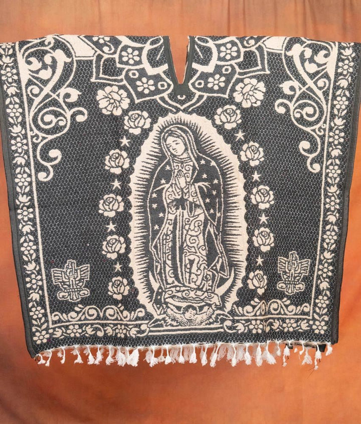 Virgen De Guadalupe super warm poncho - Tradicion Mexicana