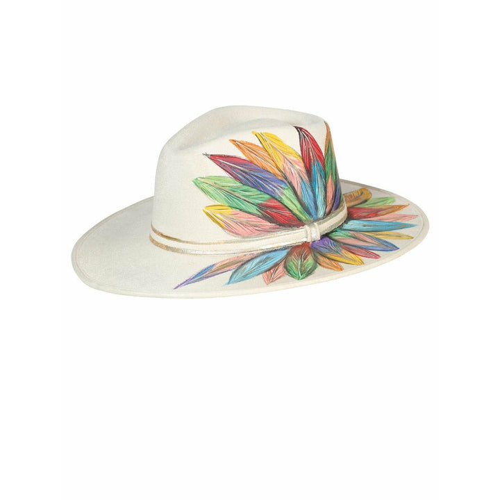 Women Hand Painted Mexican Sombrero - Tradicion Mexicana