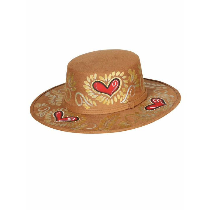 Women Hand Painted Mexican Sombrero - Tradicion Mexicana