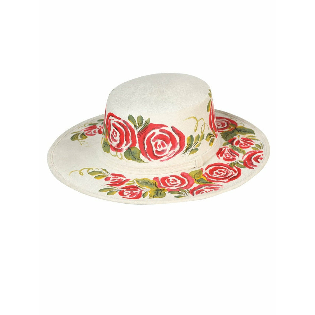 Women Hand Painted Mexican Sombrero - Tradicion Mexicana