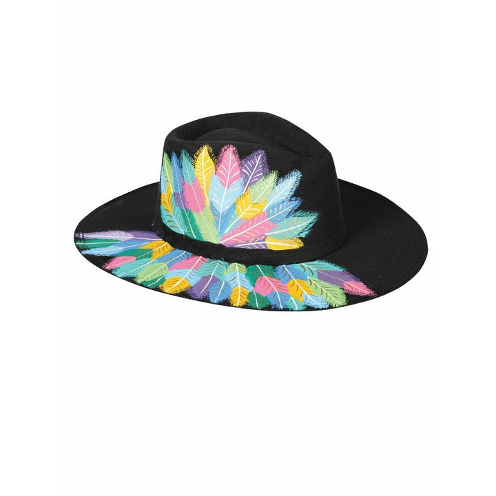 Women Hand Painted Mexican Sombrero - Tradicion Mexicana