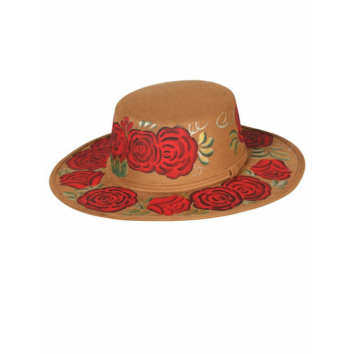 Women Hand Painted Mexican Sombrero - Tradicion Mexicana