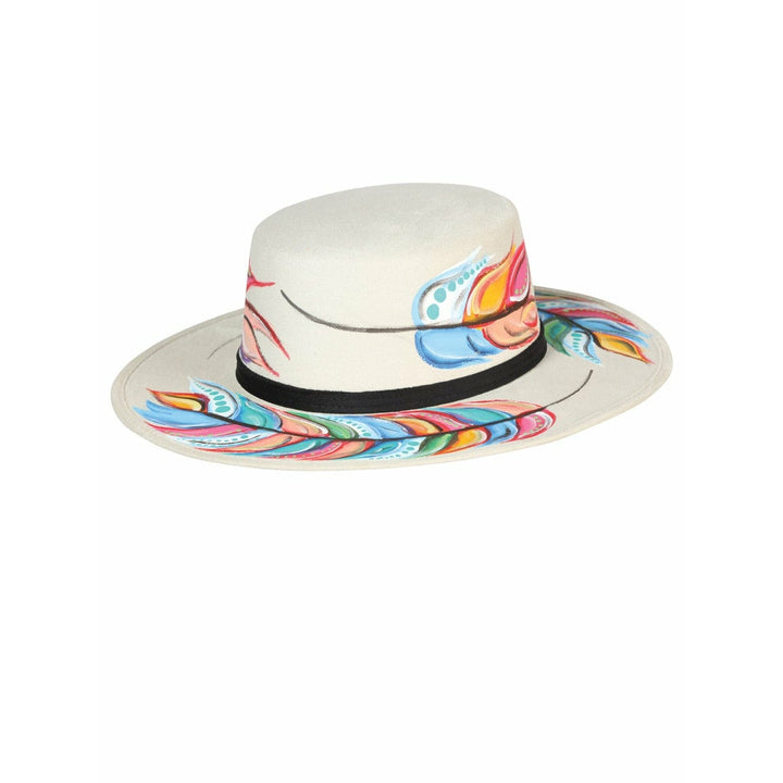 Women Hand Painted Mexican Sombrero - Tradicion Mexicana