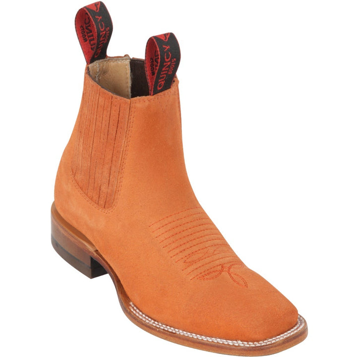 Women Square Toe Botin - Tradicion Mexicana